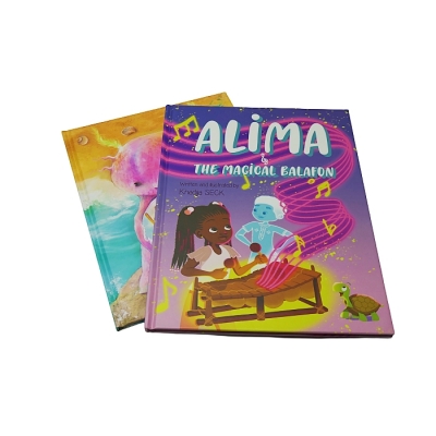 Publishing books printing services embossing hardcover children‘s book with spot uv