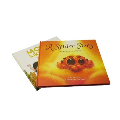 Factory custom high quality english books for children set hard cover book printing