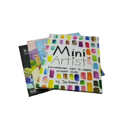 Factory custom printing hard cover book for kids color children busy book