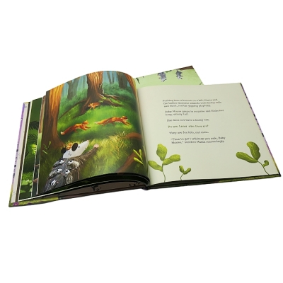 Printing on demand story book set for kids matte hardcover book printing in bulk