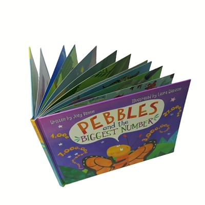 Print children book hard cover full color story books for children