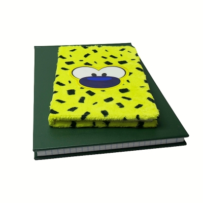 Custom Kids Plush Notebooks Printing Furry Stationery Journals School Notebook