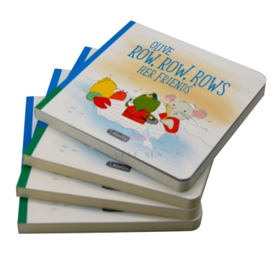 Custom print children coloring story books Paper Cardboard Child board Book Printing 