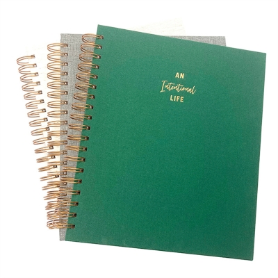 Customized Agenda Duplex Weekly Journal Planner Diary Spiral Notebook Printing Service