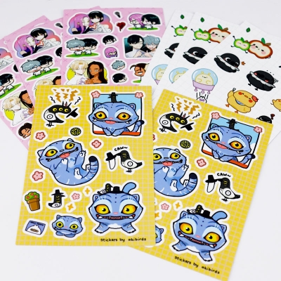 China Custom Shape Circle Label Printing Company Logo Label Discount Die Cut Mini Vinyl Sticker Printer