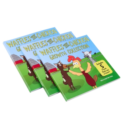 China Printing Company Saddle Stitch Booklet Custom Children Picture  Book Coloring Book Set Product Catalog Printing