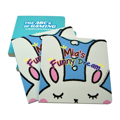 Custom Kids Board Book Lift Flap Cardboard Book Duplex Paper Pop Up Book Printing Service