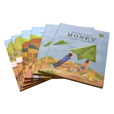 Matte Lamination Custom Art Paper Hardcover Picture Book Hardback Story Book Printing