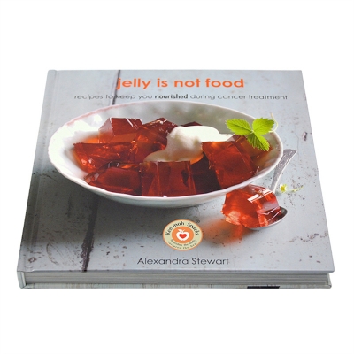 Custom English Recipes Printing Service Hardcover Restaurant Menu Cooking Book Printing