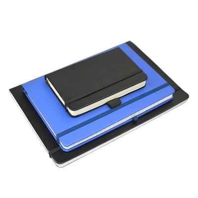 Diary Ribbon Bookmark Custom Pu Leather Hardcover Journal Notebook Printing Service