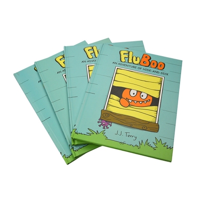 Book Manufacture Perfect Binding Customized Paper Hardcover Pictures Story Book Printing
