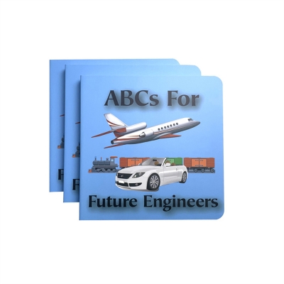 Bulk Custom Educational Alphabet Cardboard Book Pop up Photo Book Coloring Hardcover Board Books Printing