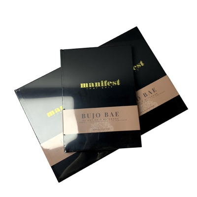 Stationery Linen Cover Notebook Gold Stamping Notepad Memo Hardcover Journal Planner Diary Printing