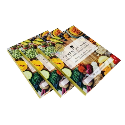 Exquisite Cookbook Printed on Demand Artwork Hardcover Recipe Book Printing Service