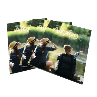 Softcover Books Printed on Demand Magazine Sewing Binding Brochure Catalogue Printing