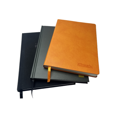 Custom Notebook Printing Sewn Diary PU Leather Notebook Business Notepad Printing