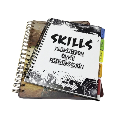 Custom Spiral Book Wire-O Bound Guidebook Spiral Bound Exercise Book Printing