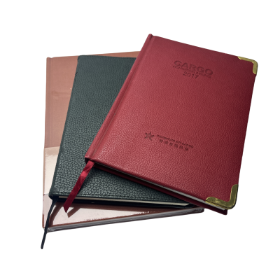 Custom Logo PU Leather Notebook Planner Journal Notepad Printing