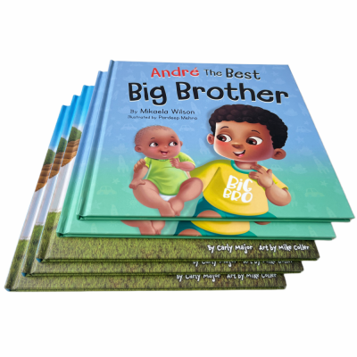 China Book Manufacturer Custom Self Publish Services Hardcover Picture Story Children Book Printing