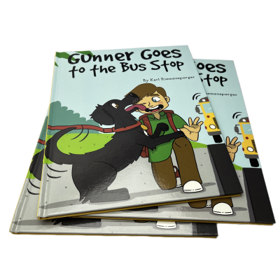 Glossy Lamination Hardback Photo Book Hardcover Children Story Custom Book Printing