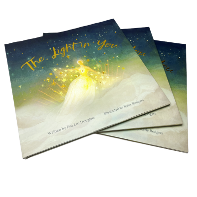 Gold Stamping Interior Page Book Printed on Demand Customized Hardcover English Story Book Printing