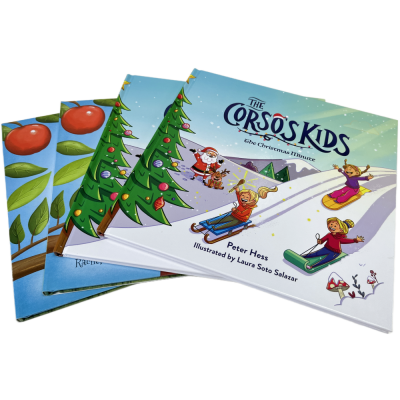 China Printing Factory Hardback Cartoon Picture Children Comic Book Hardcover Story Books Printing