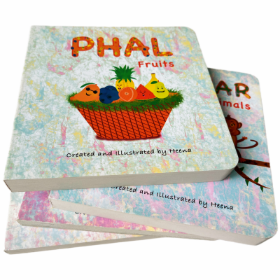 厚纸板对裱卡书儿童卡书故事书学前教育卡书印刷服务