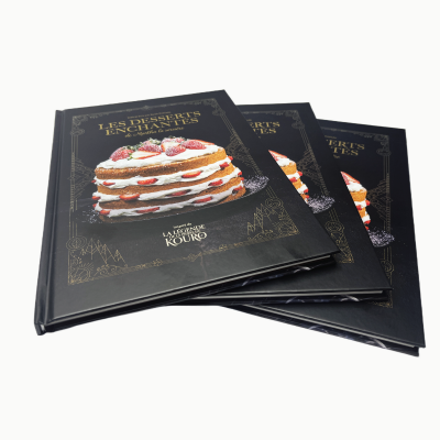 Full Color Kitchen Book Custom Hardcover Recipe Publishing Food Cookbook Printing Service