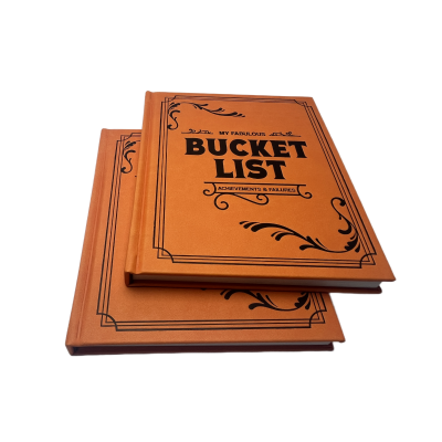 China Factory Professional Custom PU Leather Hardcover Diary Journal Notebook Printing