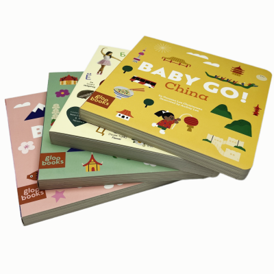 Offset Printing Kids Cardboard Books Printed on Demand Children Story Custom Board Book